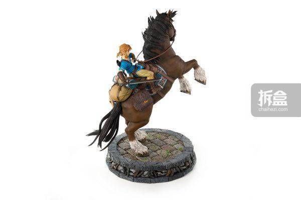 first 4 figures塞尔达传说旷野之息 骑马的林克 22寸雕像_产品_cm