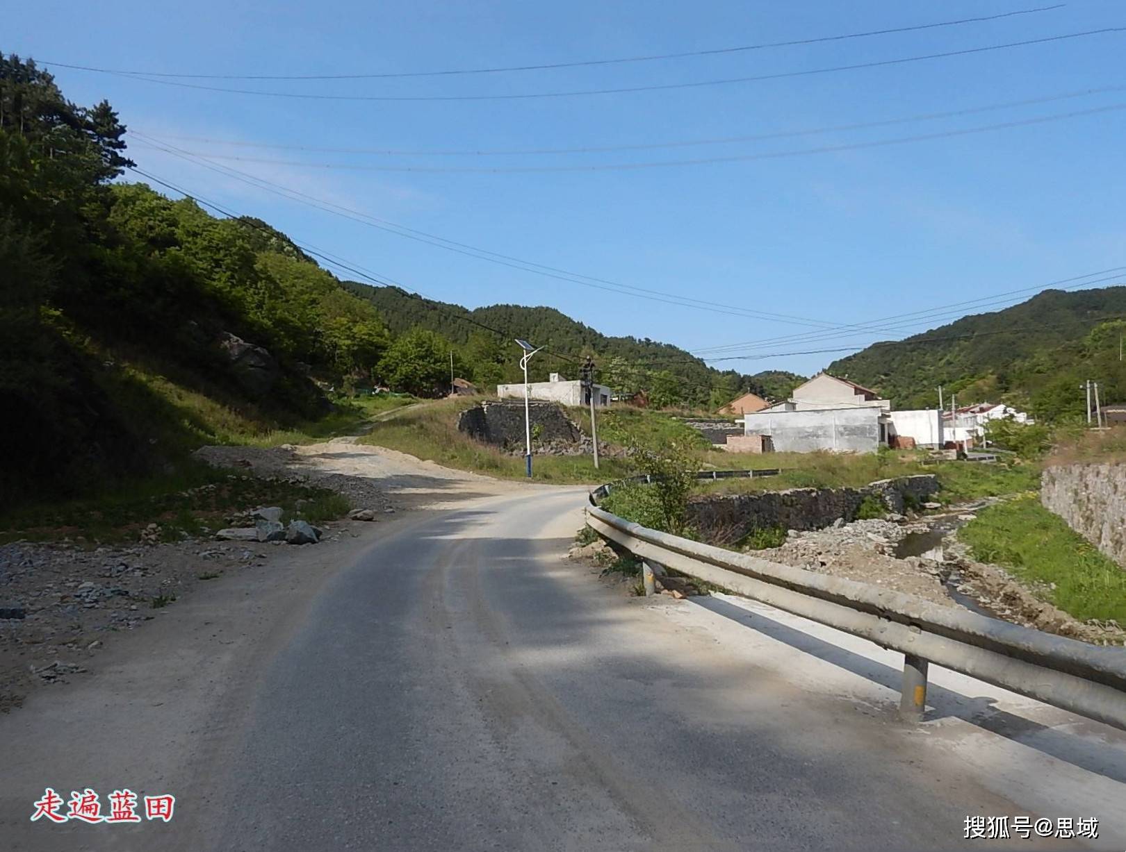 走遍藍田,2022灞源鎮(磨岔口村)穿越旅行(1)._岔溝_植被_西安