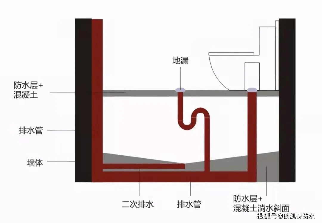 卫生间下水设计图片图片