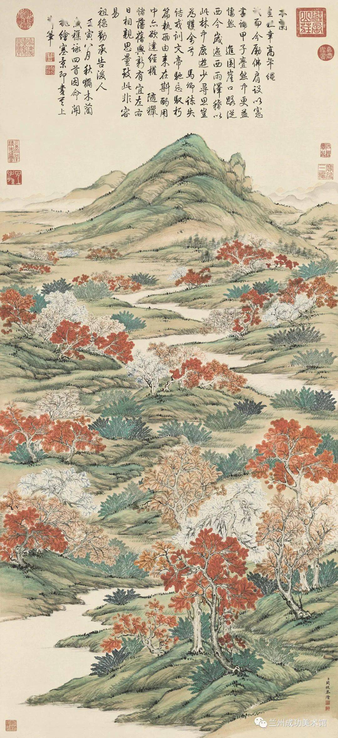 【诗画阅微】关槐山水画赏析_清代_宣传_成功