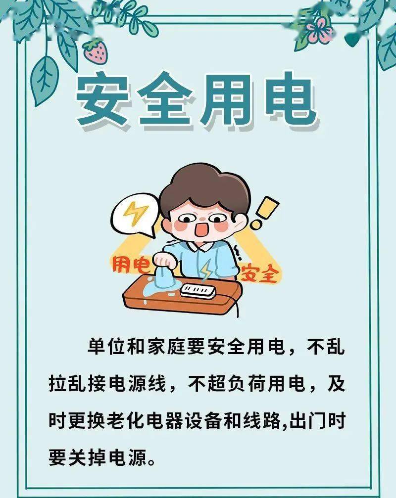 1注意防火1高温炎热,易引发火灾!随着高温天气的到来