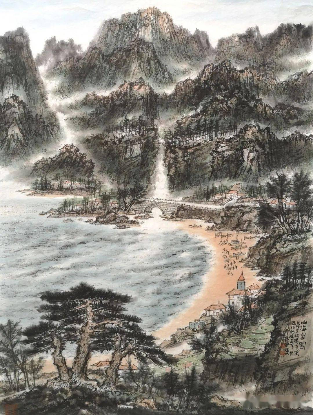 艺苑撷英 ▎顾问风采(15)——张风塘山水画作品欣赏_cm_潍坊市_马志强
