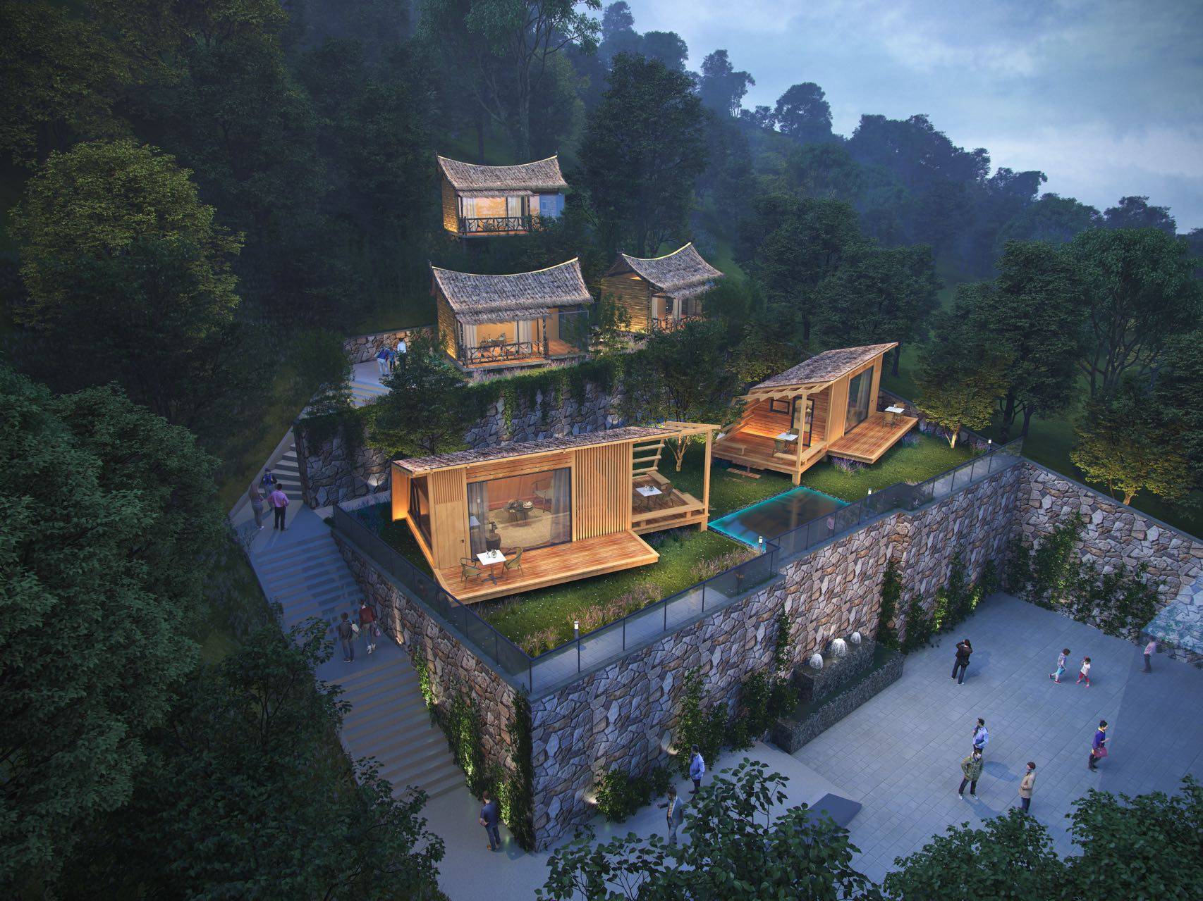 木屋民宿实景图≠效果图?猜猜看,哪张是效果图,哪张是实景图?