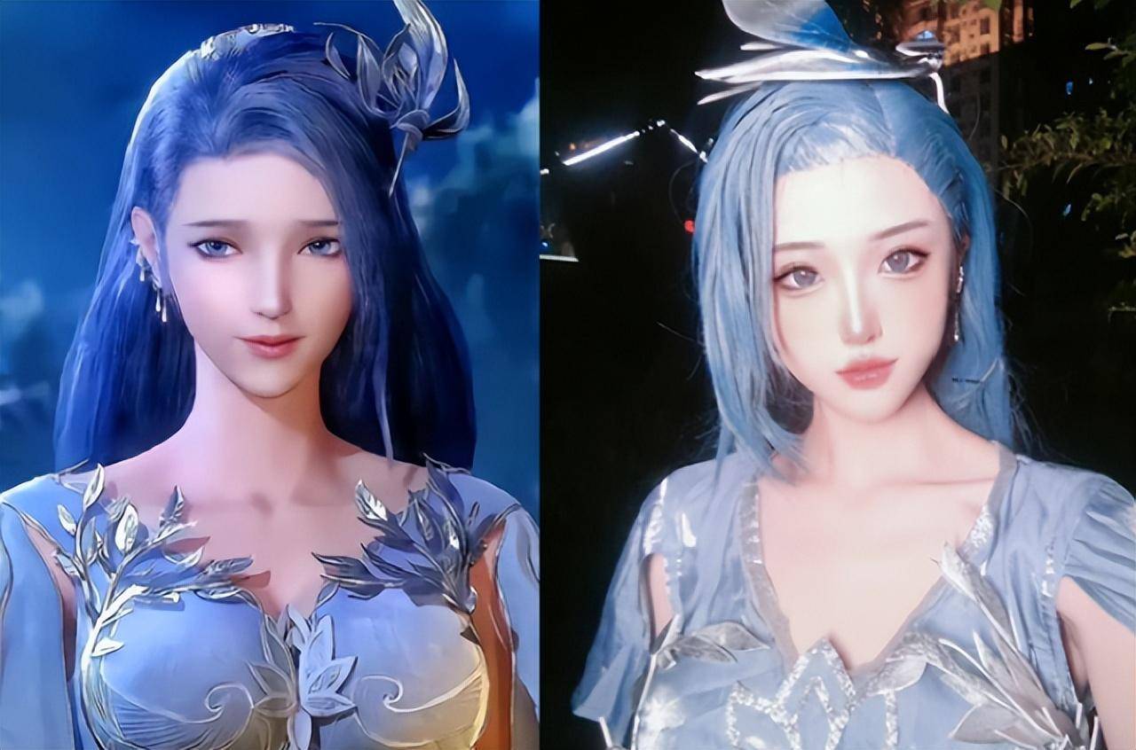 斗罗大陆:六大女神真人版来袭,阿银无比甜美,兔牙小舞太可爱了_姐姐