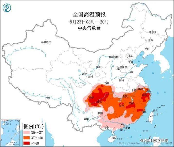 高温红色预警！冷空气即将影响杭州，注意防范雷雨大风、强雷电