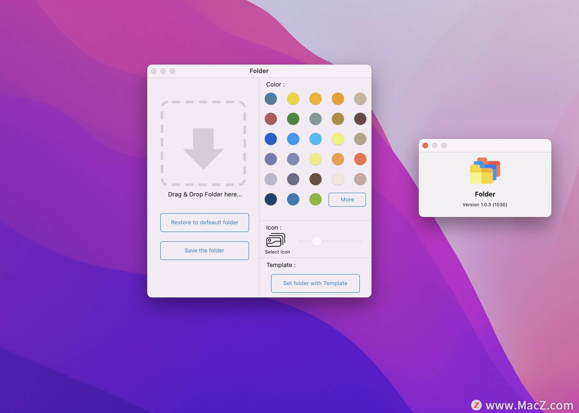 激活Folder for Mac(文件夹图标修改工具)