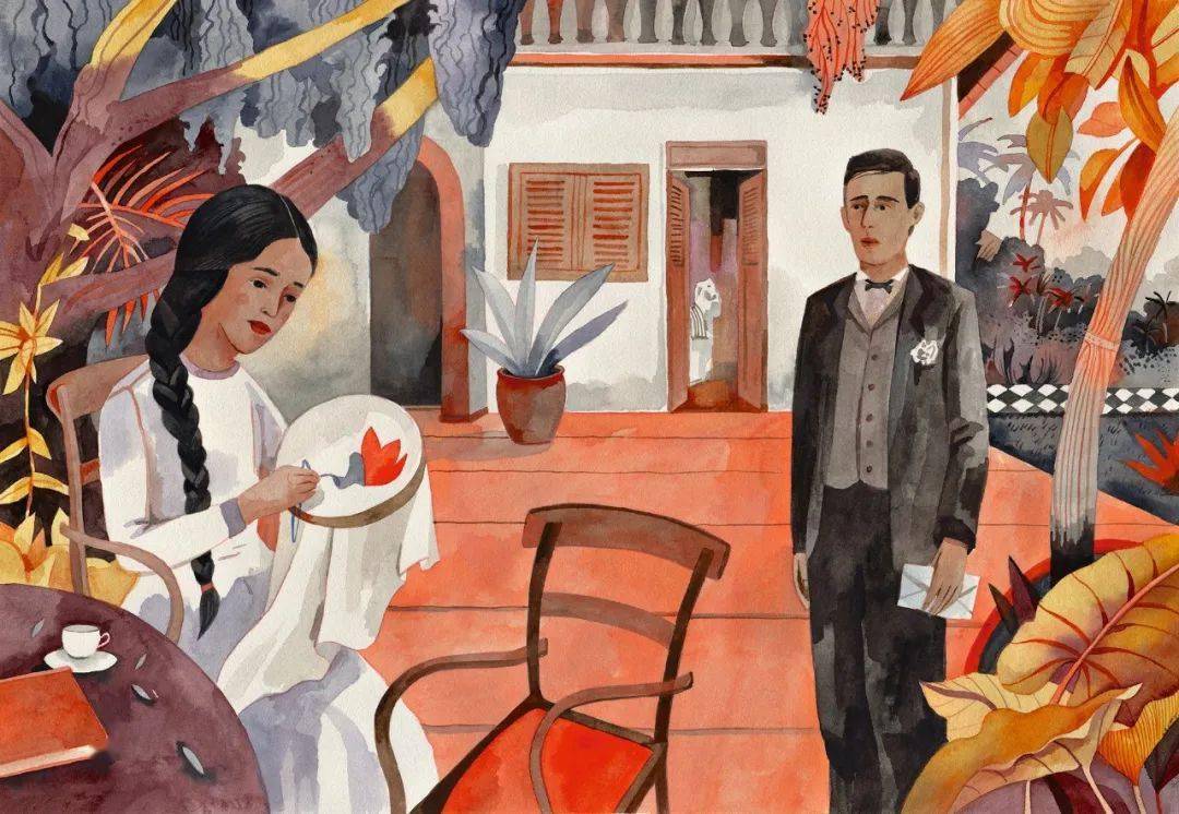 孤独,爱情与十四个拉美故事|加西亚·马尔克斯作品插画展_插图_时期