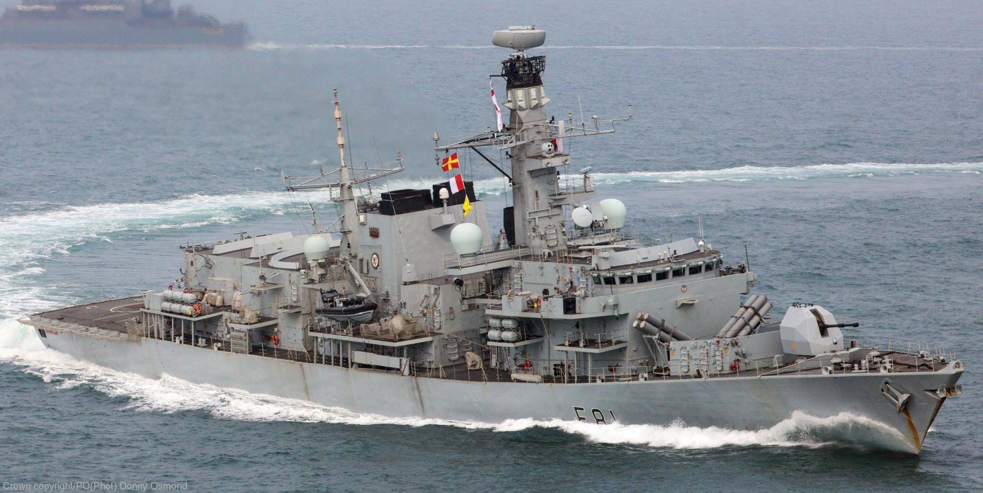 雷达方面,公爵级拥有多功能的plessey(现为bae systems)996型3d e/f频