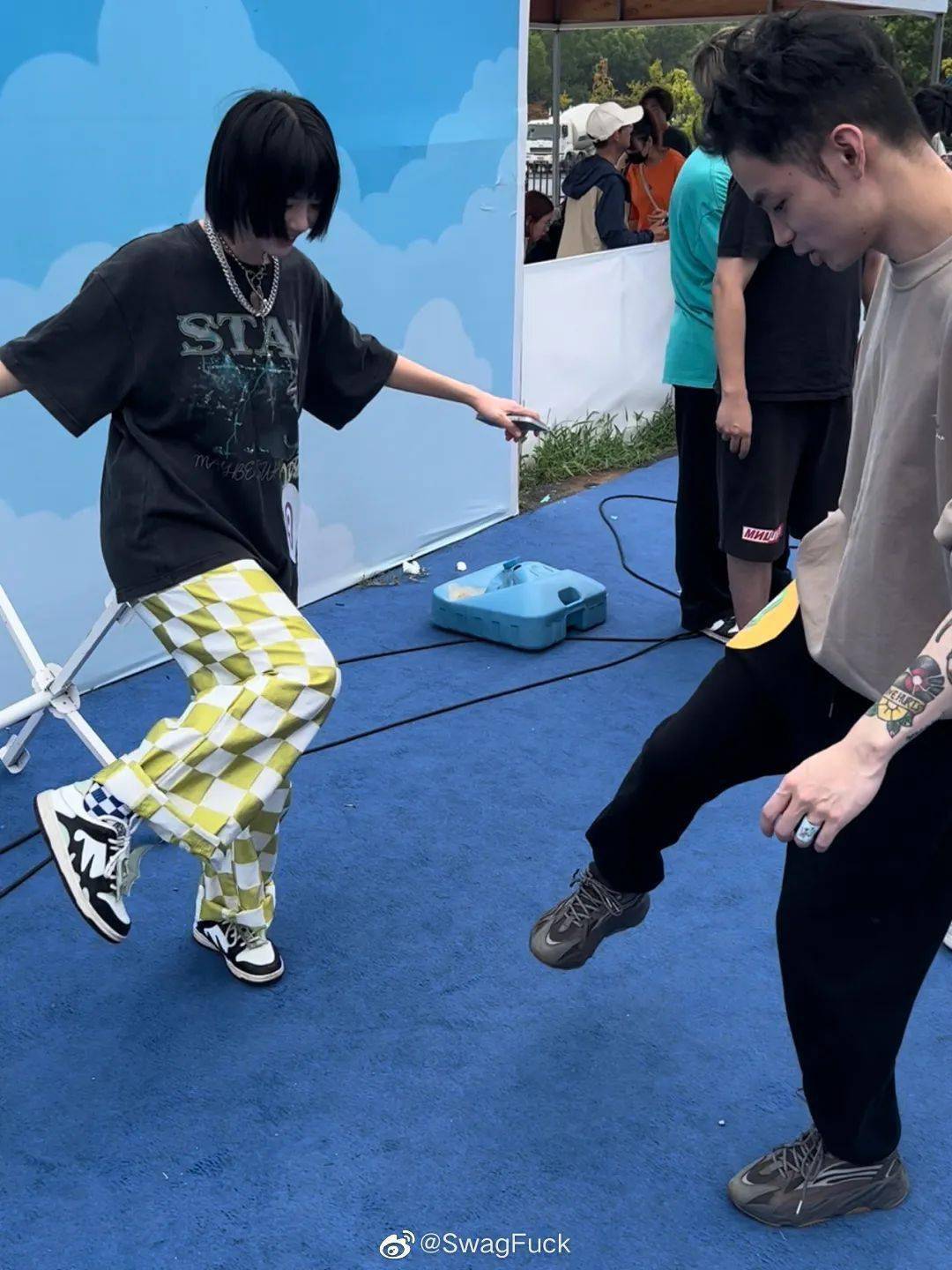 小鸭哥drill被节目组阻止!还有人输给了jarstick!_王星辰_drill_落水