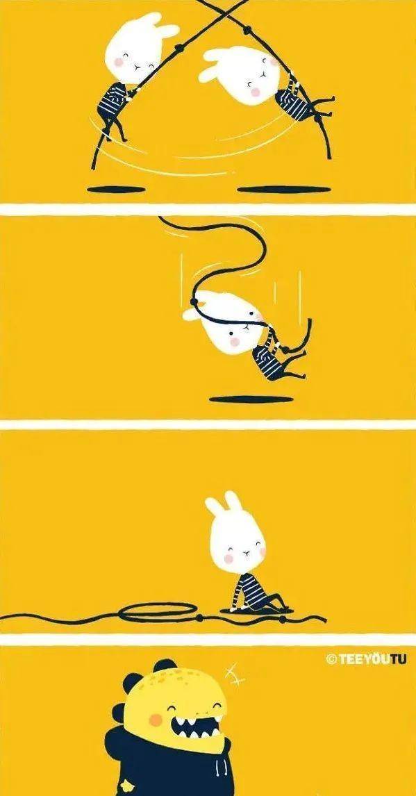 这组黄黄的插画,不用一个字,提醒我们珍惜身边人_作品_时候_周汉麟