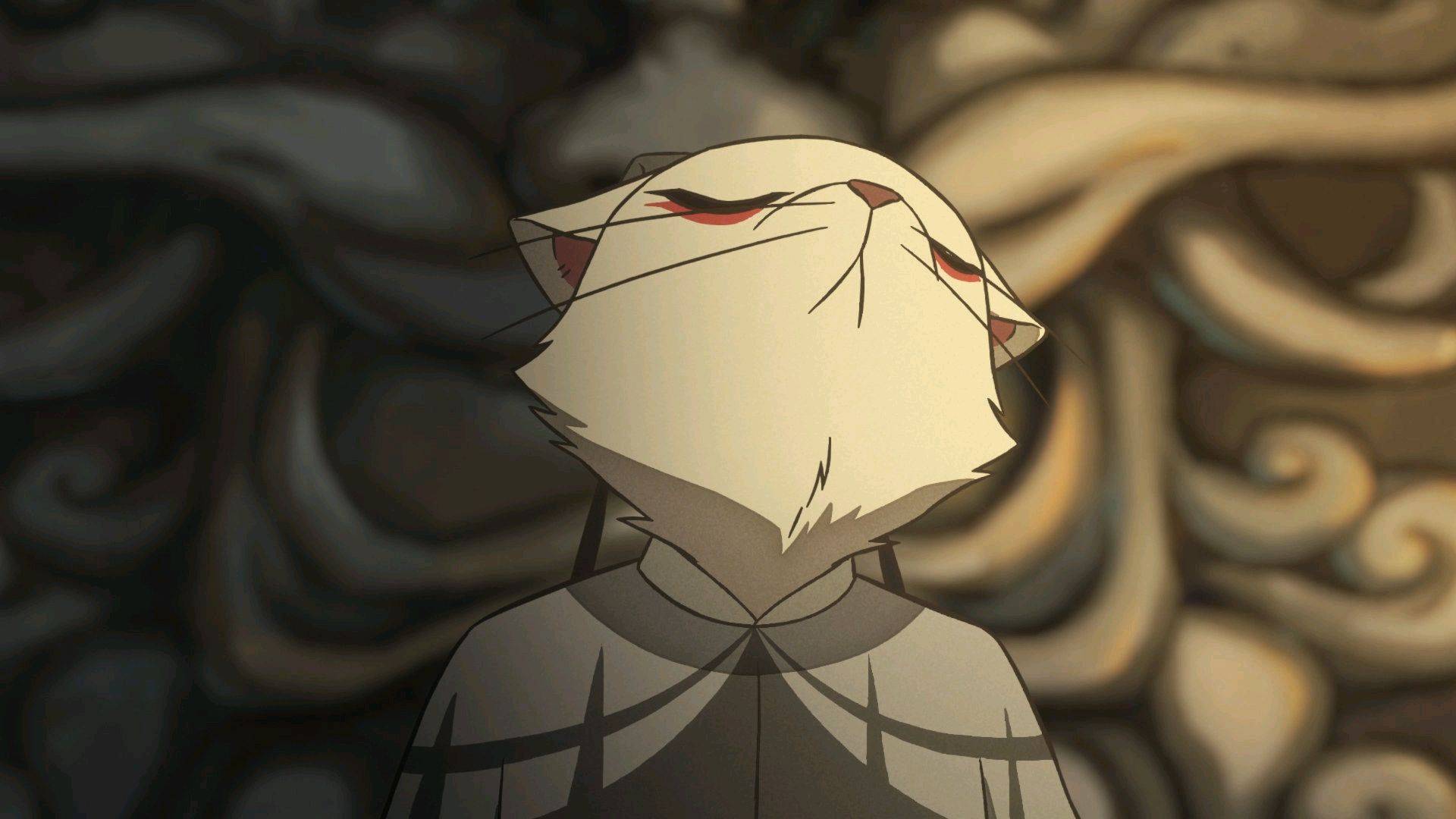 在动漫中,李饼由人变成猫是一个很重要的情节,后面更以猫的姿态活跃一