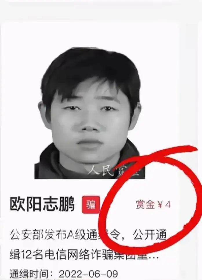 通缉犯悬赏元,你会为了领奖金4元,你会为了奖金打电话报警吗?