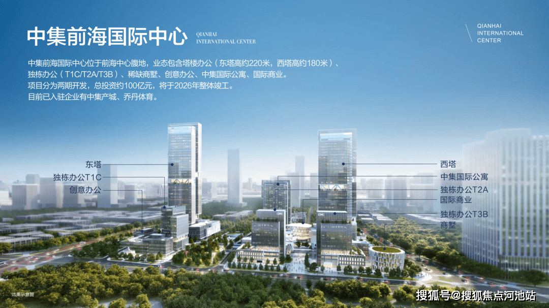 深圳中集前海国际中心2022:南山（中集前海国际中心）规划（中集前海国际中心)_桂湾_项目_前湾