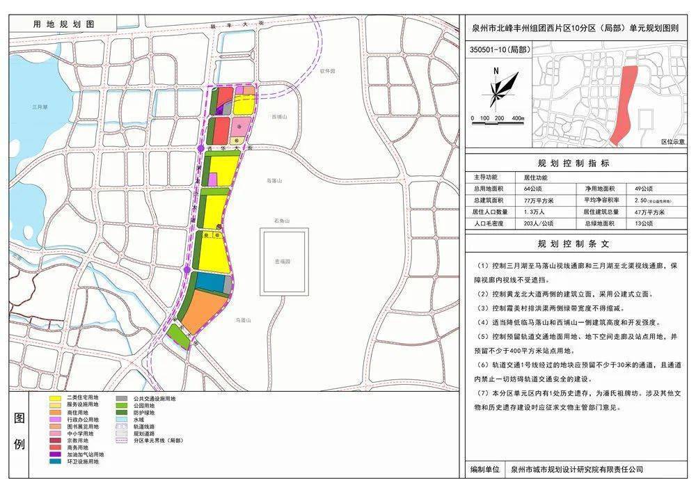 泉州北峰规划图高清图片