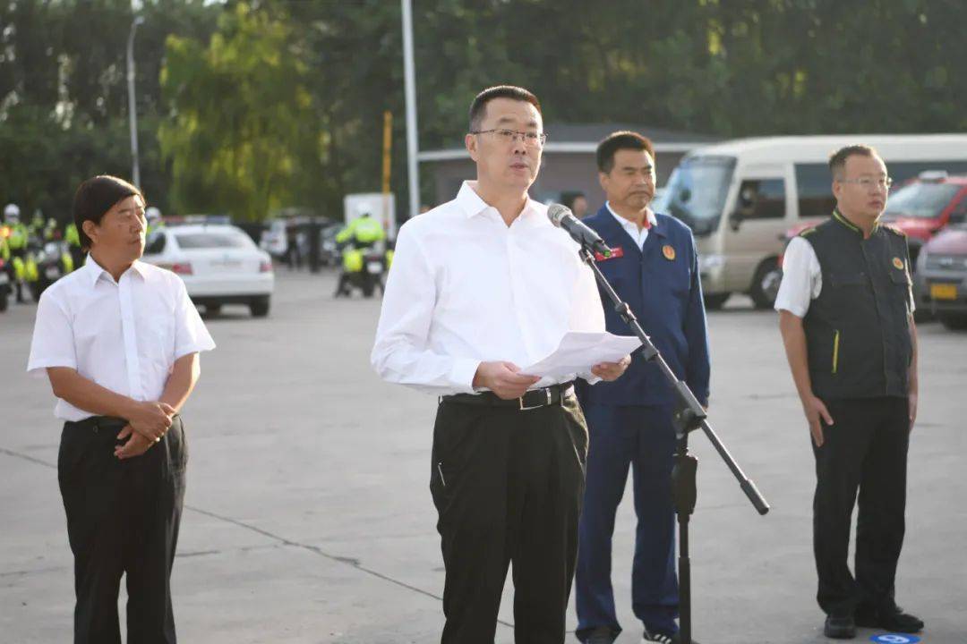 盘锦市举行国家安全生产应急救援队回撤归建仪式