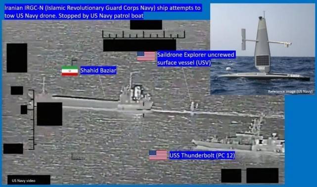 美國航母不在，伊朗敢在美軍眼皮底下搶船，美艦機一路追了4小時
