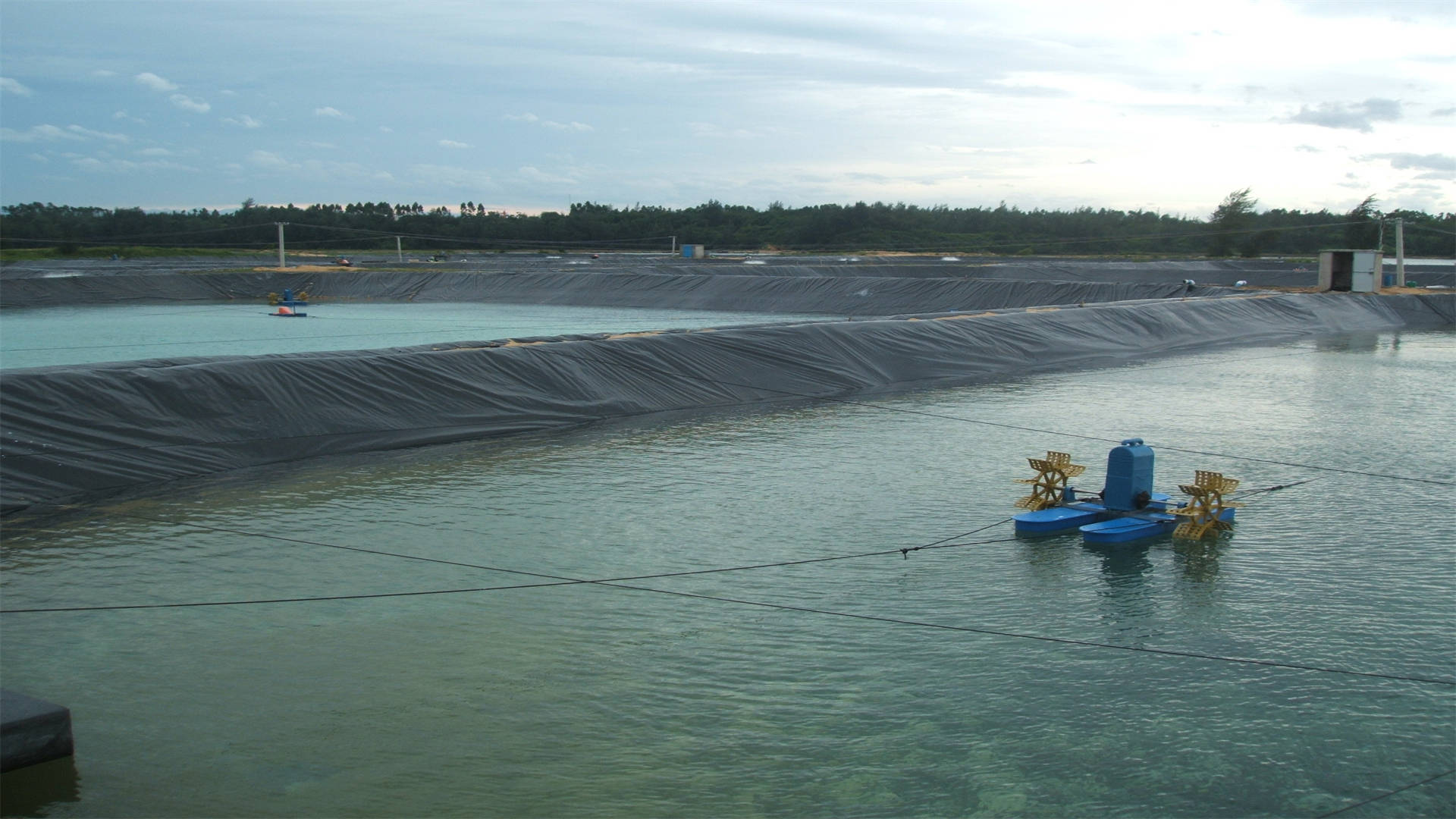 4mm养鱼池防渗膜 养殖用防渗膜_鱼塘_蓄水池_防水