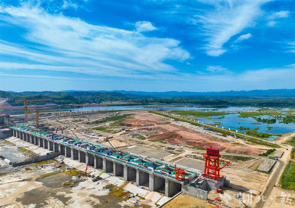汉江新集水电站加紧建设_航道_标准_襄阳