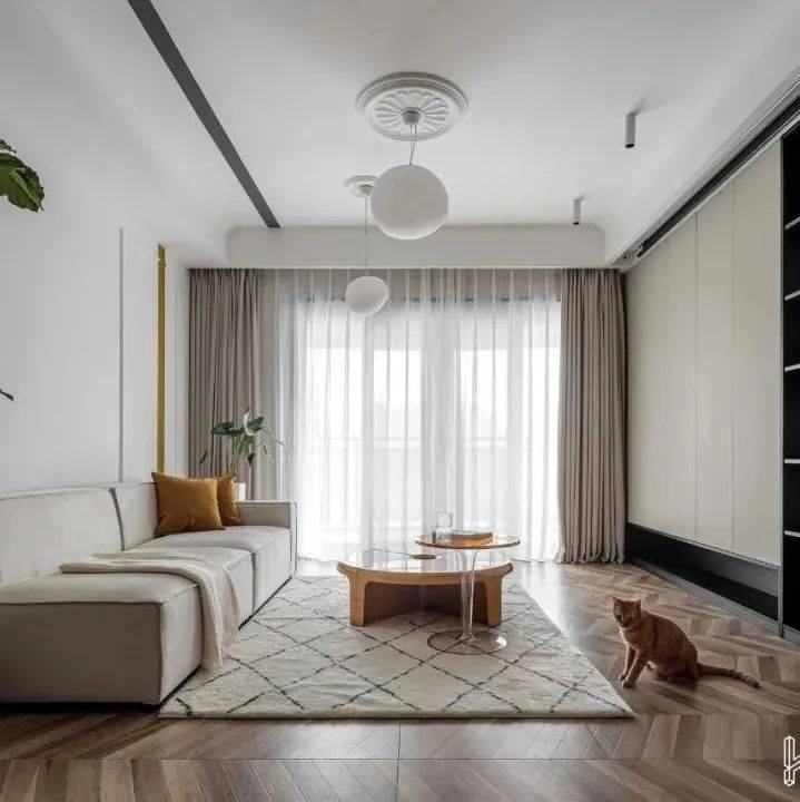 90m²现代复古混搭两居,个性时髦、高级且富艺术感的家_空间_的设计_氛围