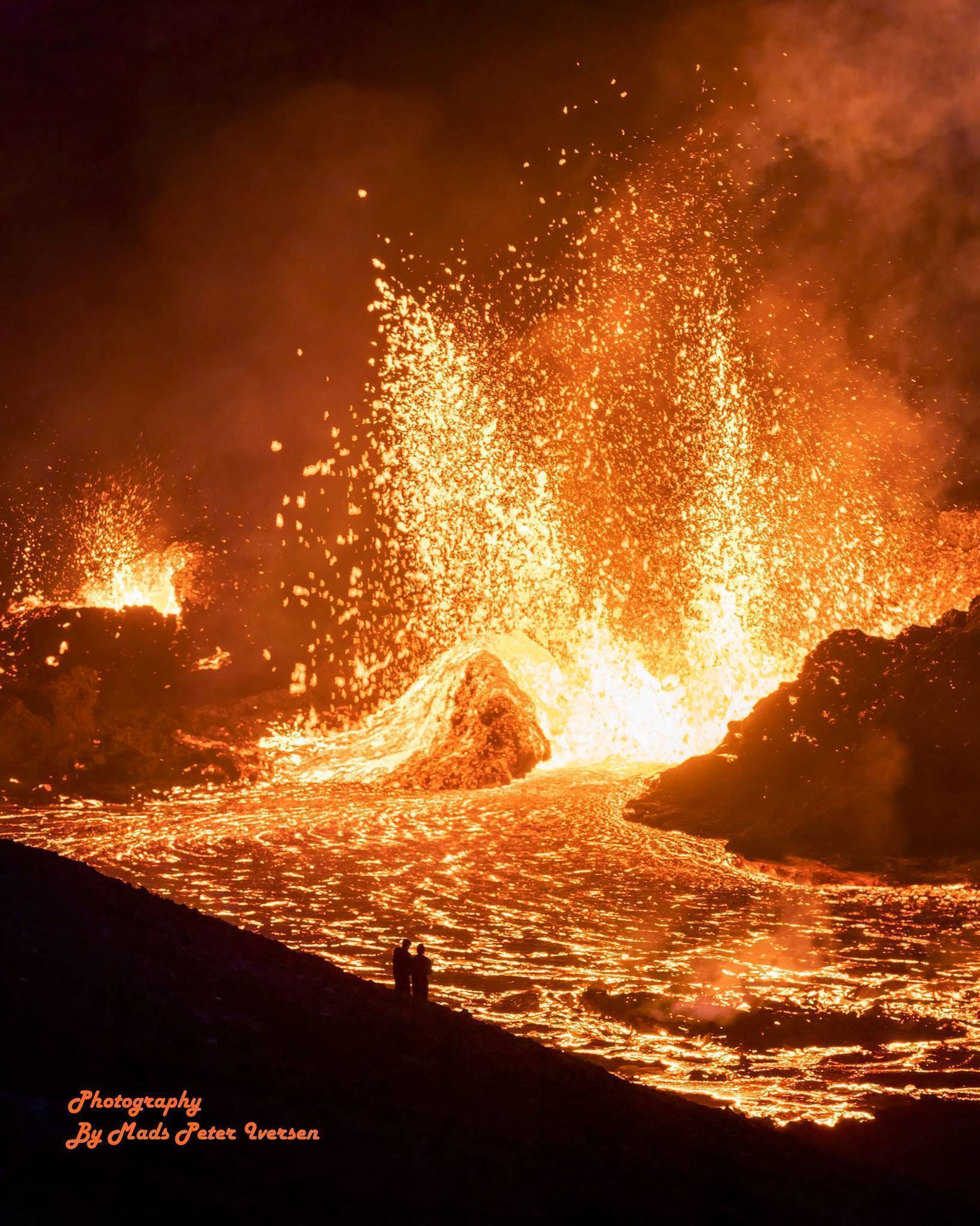 火山喷发照片图片