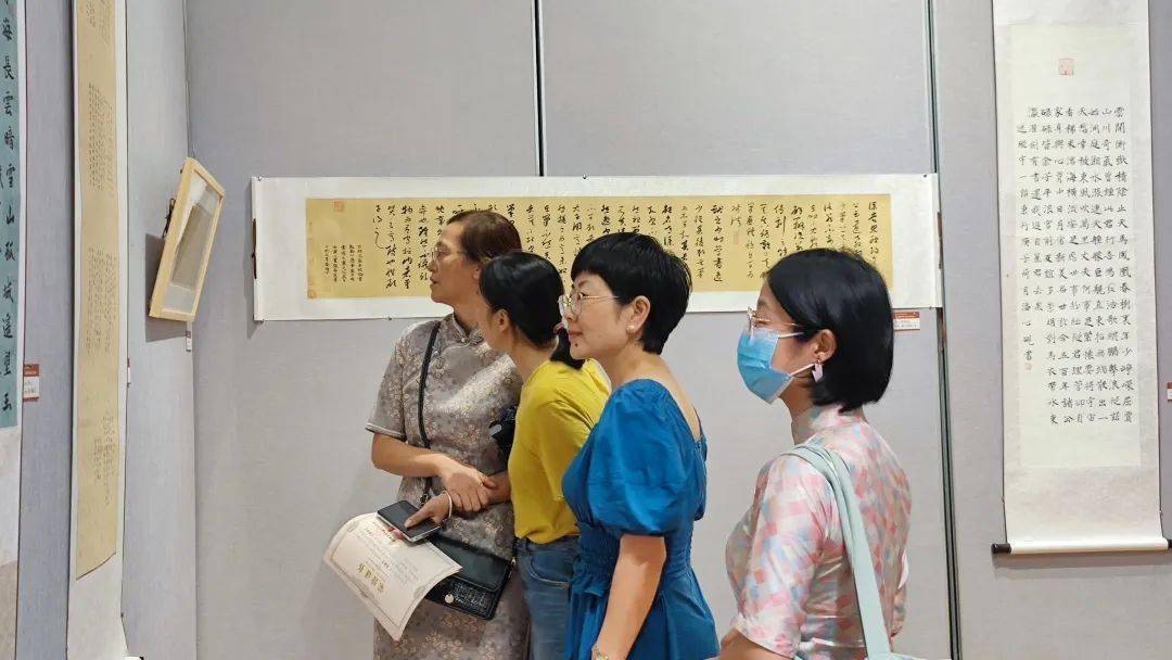 金華市中小學教師書法素養培訓第四期師訓書法作品聯展開展_義烏_永康