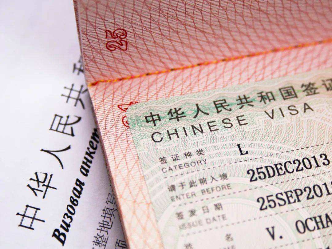 中国签证样本图片图片