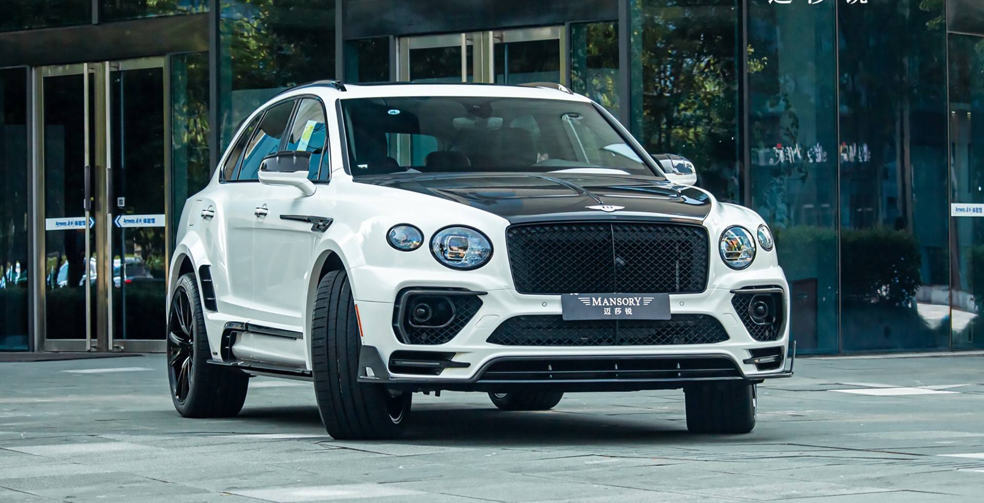 迈莎锐添越中国首发,熊猫配色搭配超跑套件_mansory_材料_台添