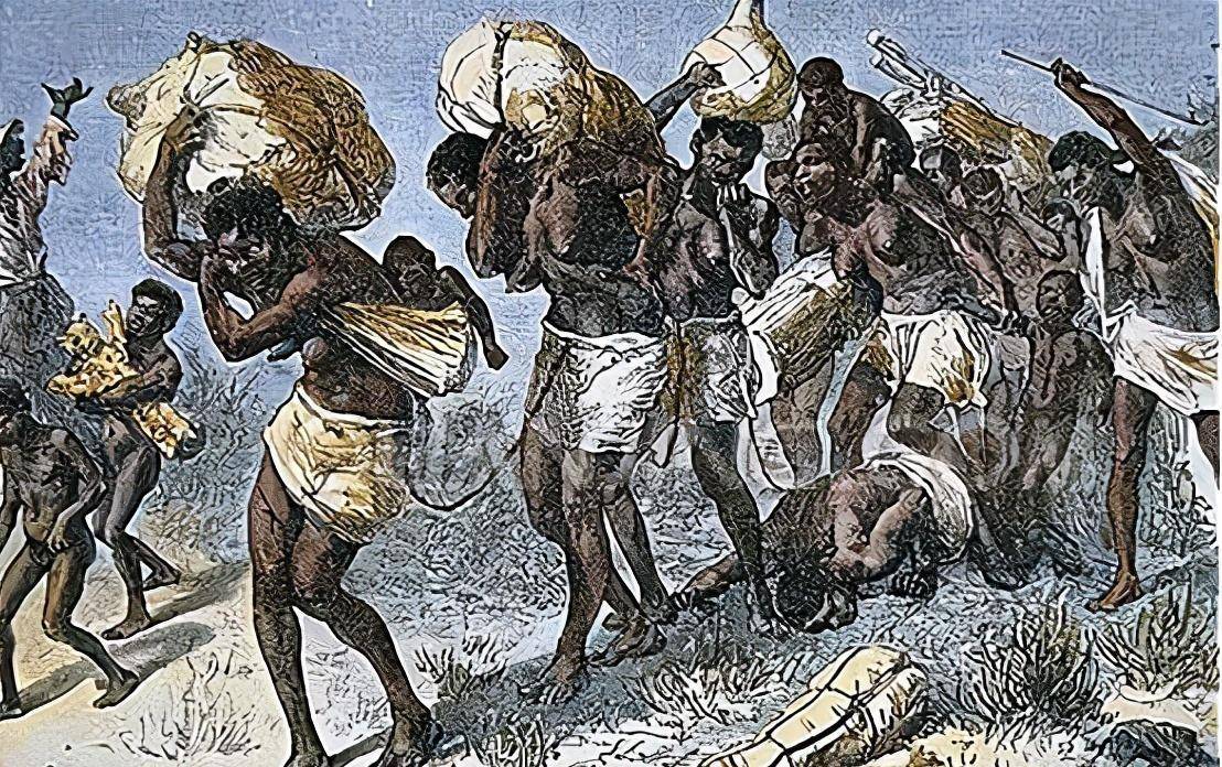 上图——辛勤工作的黑奴虽然当时的美国法律也会制定一些保护黑奴的法