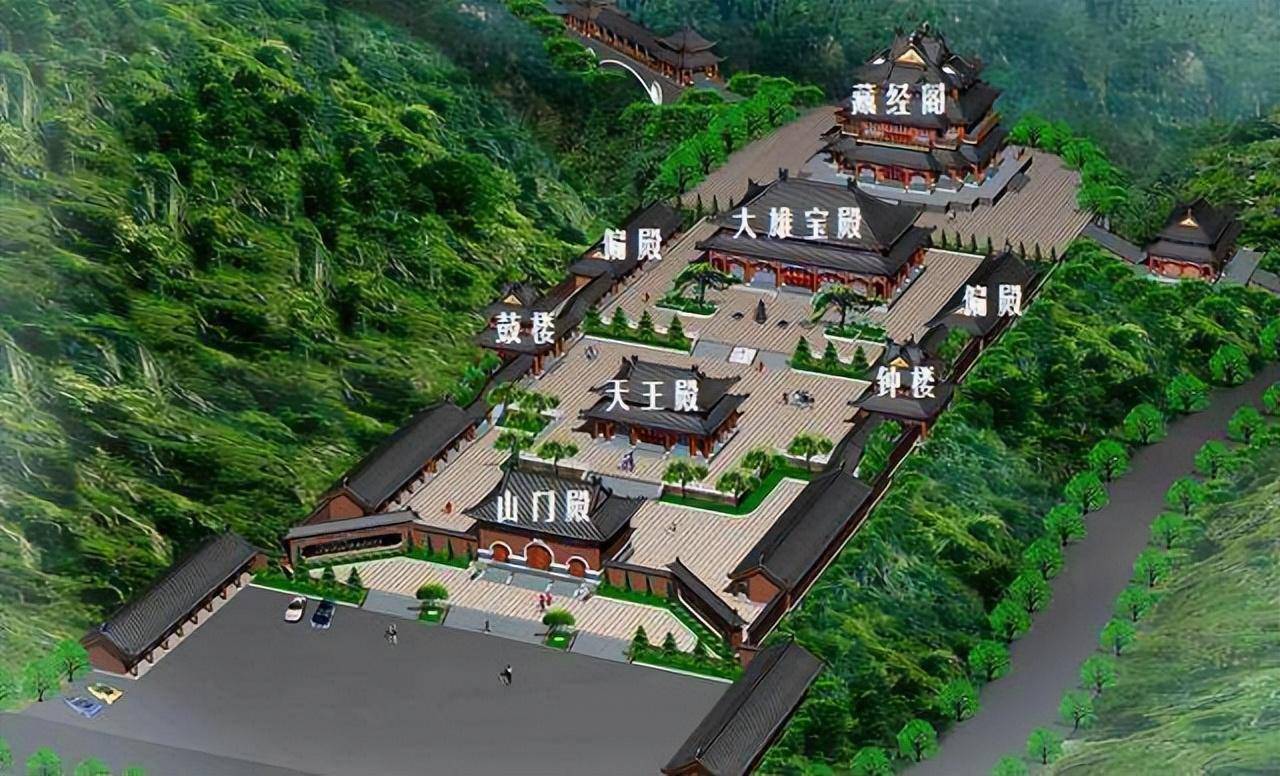 各地寺庙的建筑布局大同小异,依少林寺为例,首当其冲的,就是山门,也即