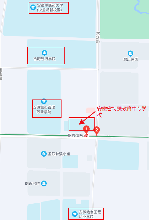 安徽新华学院地图图片