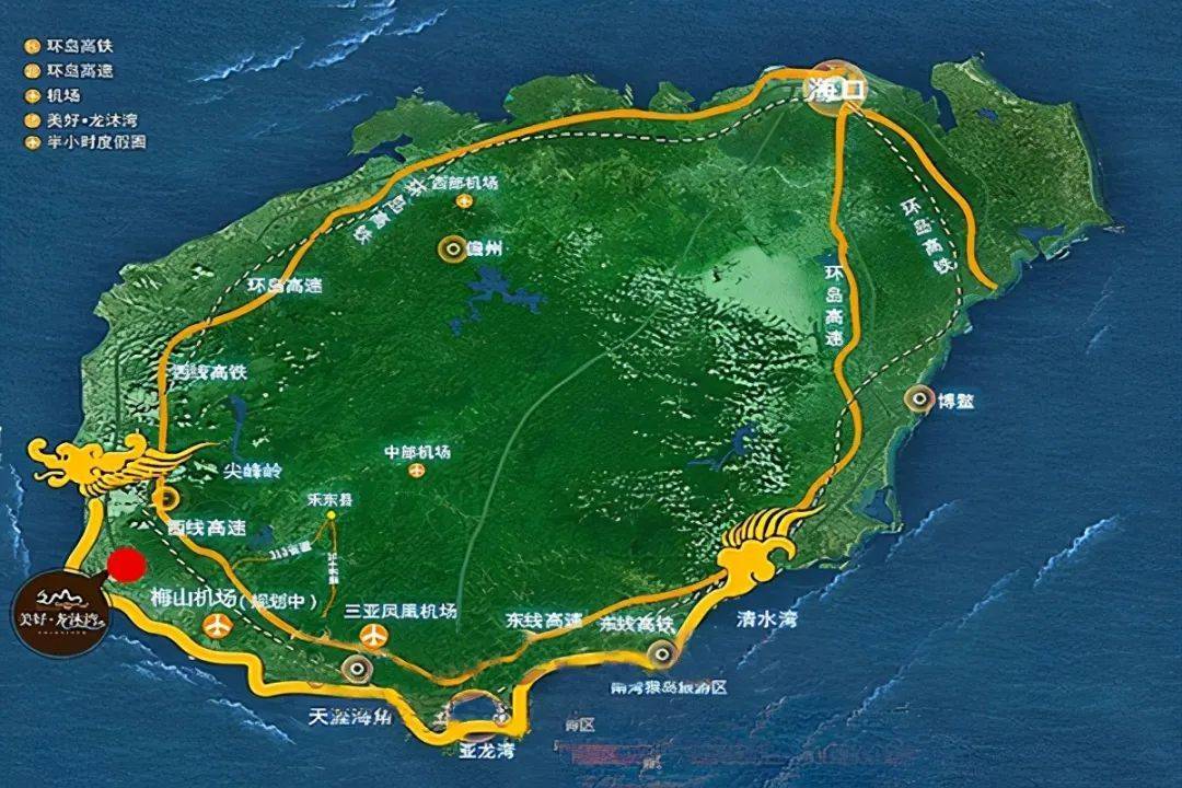 海南225国道全程线路图图片
