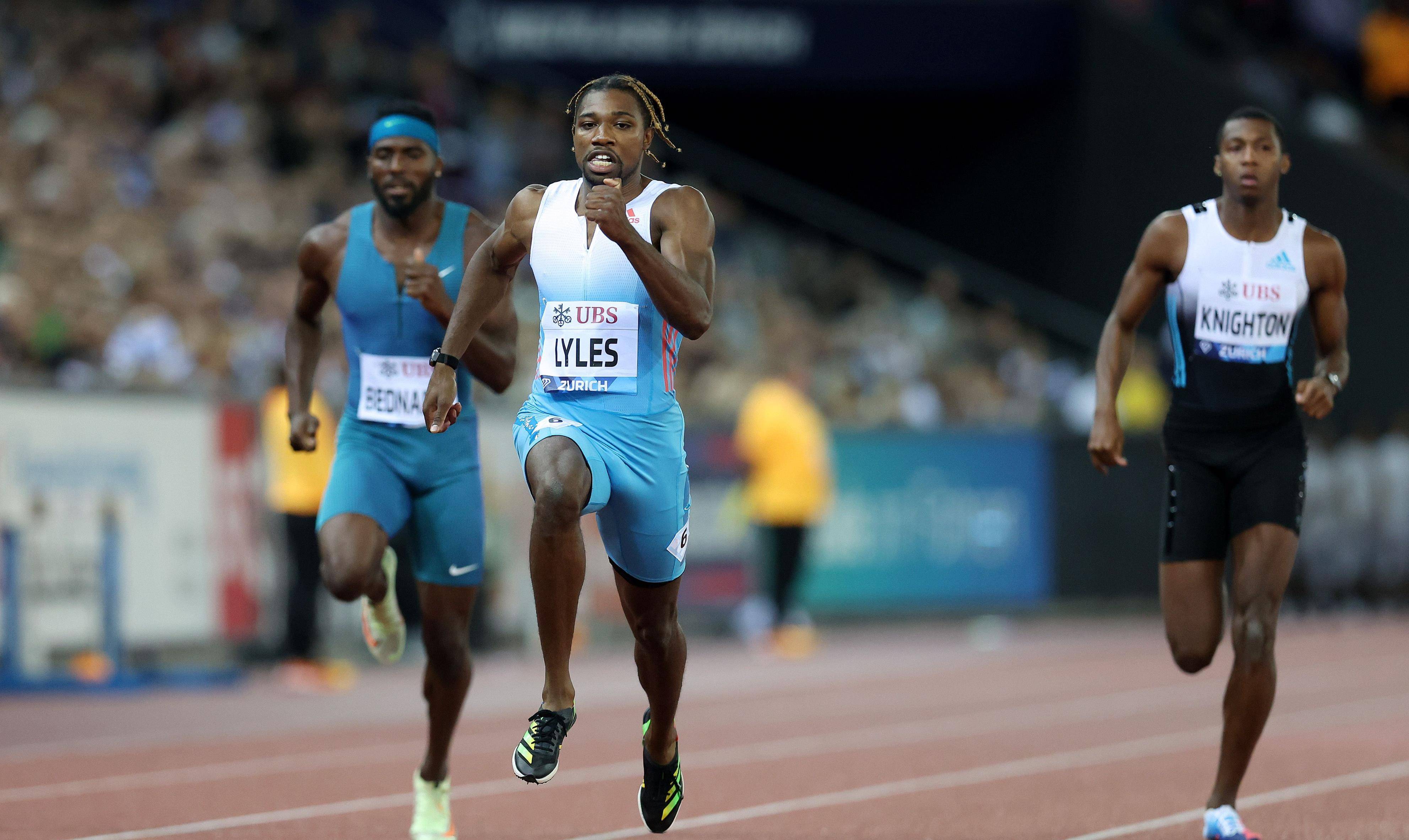 钻石联赛总决赛莱尔斯打破博尔特纪录夺冠,弗雷泽女子100米密封_比赛