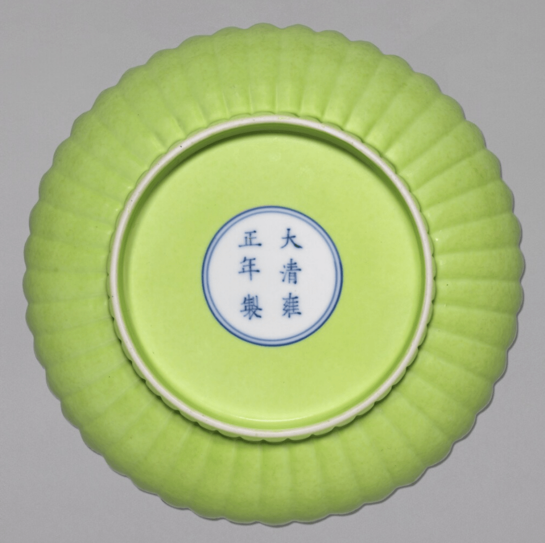 雍正的秋葵绿釉为什么可以这么好看