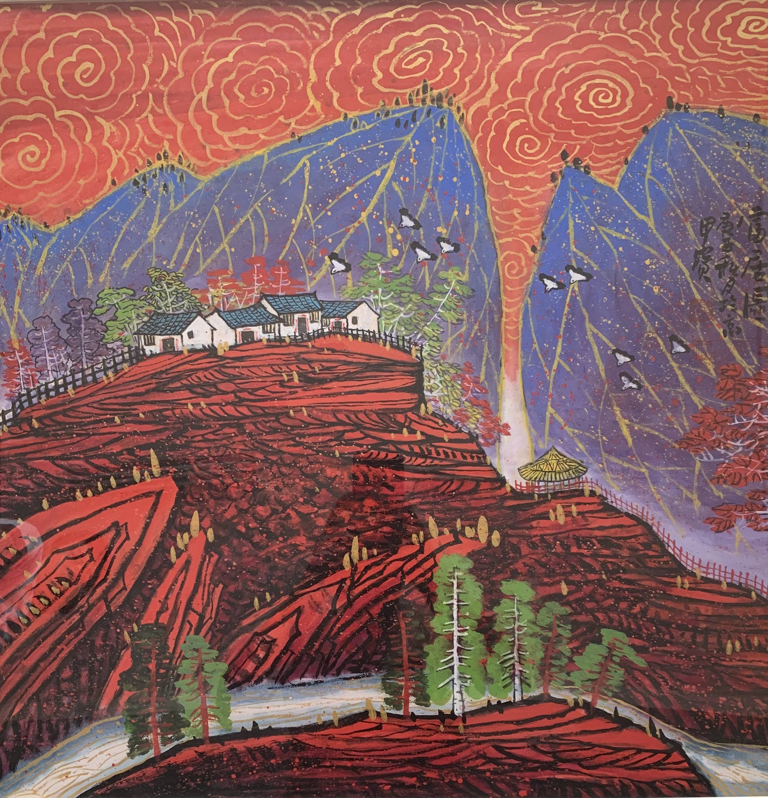 实力派画家雷甲宝石齐弟子新视觉重彩作品展_中国_艺术_文化