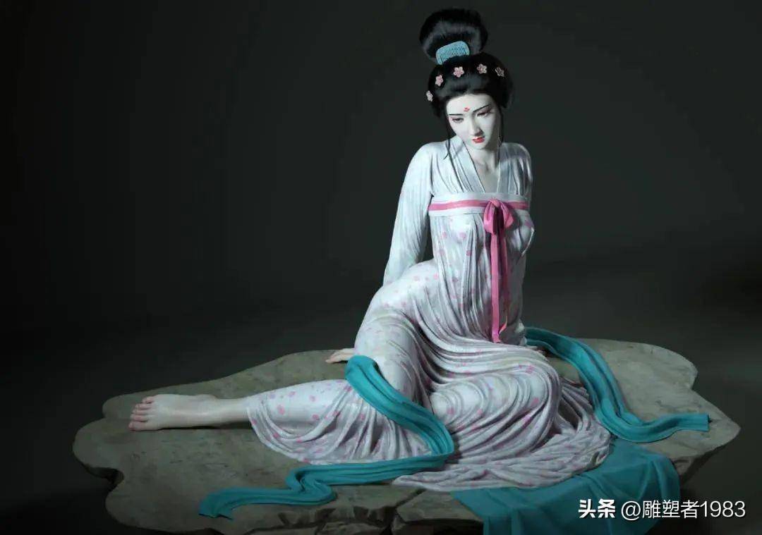 把"数字"变成妖娆艳丽的古典美女,展现中国质感_罗其胜_开天_模型