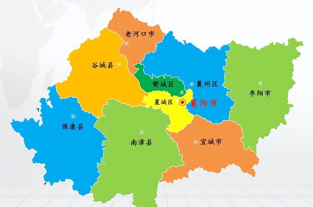 襄州区地图 各乡镇图片