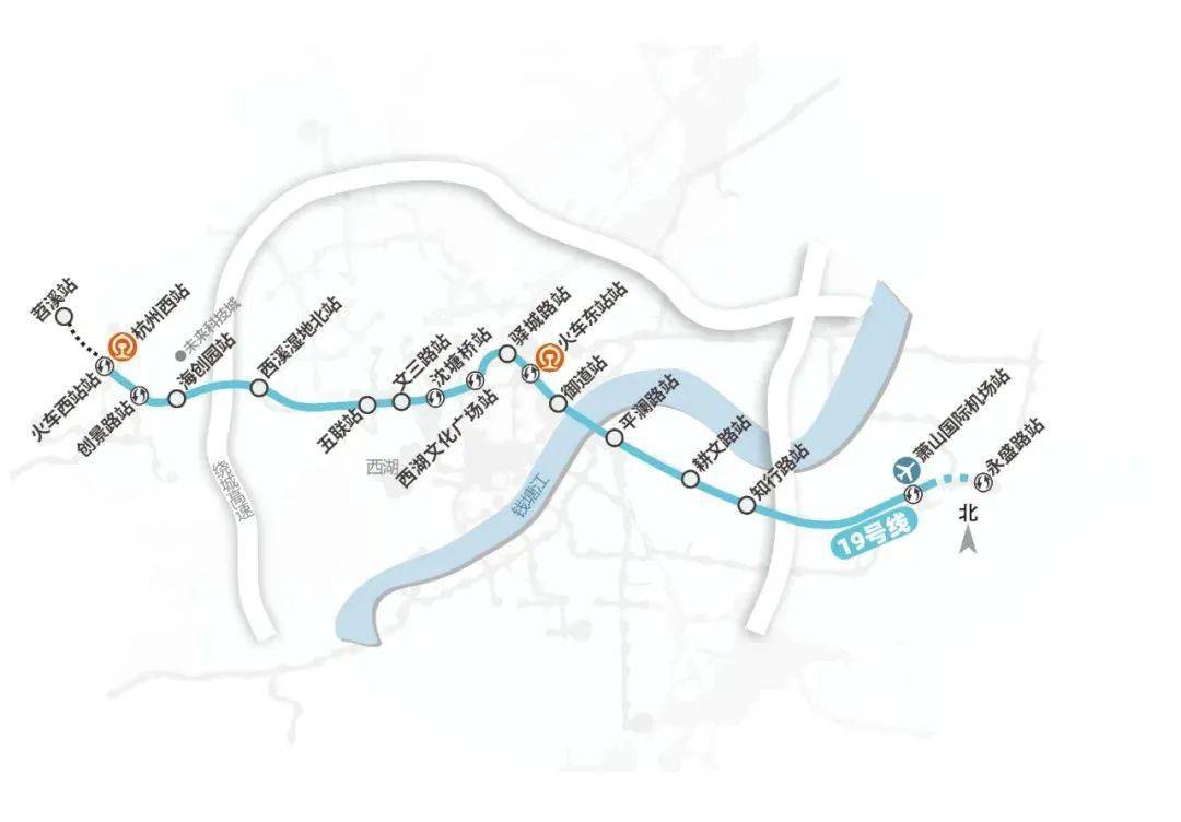 杭州19号线地铁线路图图片