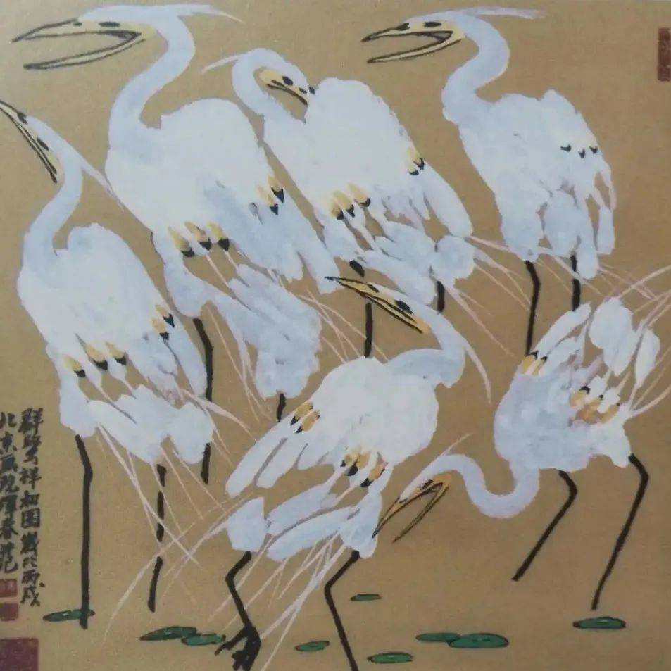 王挥春：当代重彩写意花鸟画家，跨时代的色彩大家_中国_传统_作品