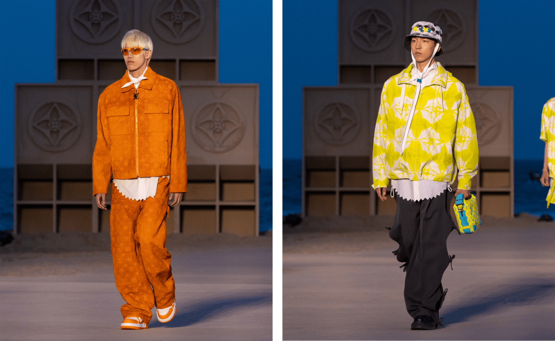 lv大秀|在海边,薄暮时分的幻想乐园!_男装_virgil_想象力