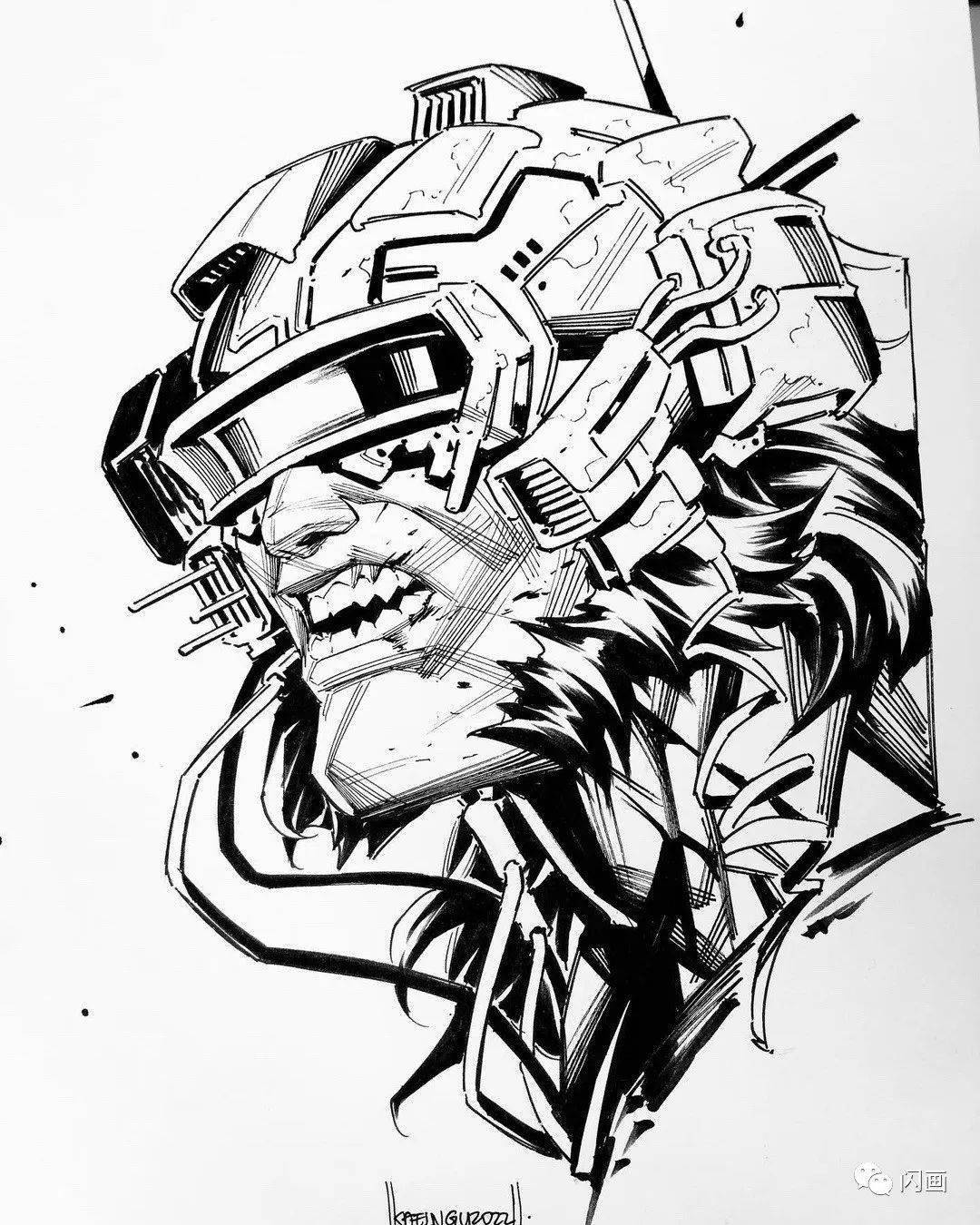 美漫作品今天闪画和大家的分享的大佬作品非常佩服同时又无可奈何自嘲