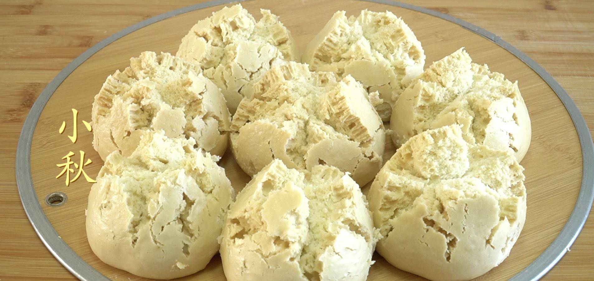 纯碱开花馒头,不用酵母和泡打粉,自然发酵,个个开花_面团_老面_酸味