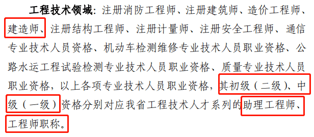 一级建造师对应工程师;资格对应职称no1我们一起来看看官方内容详情!