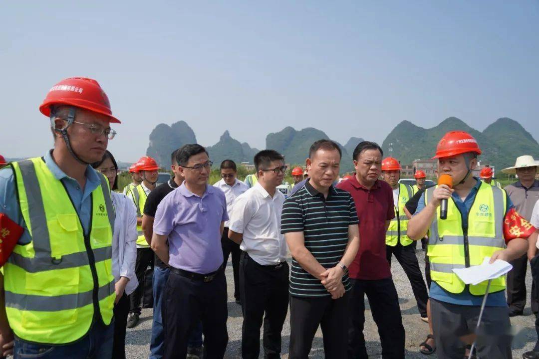 桂林市副市长王昕到我县调研桂钟高速公路建设项目_恭城_施工_情况