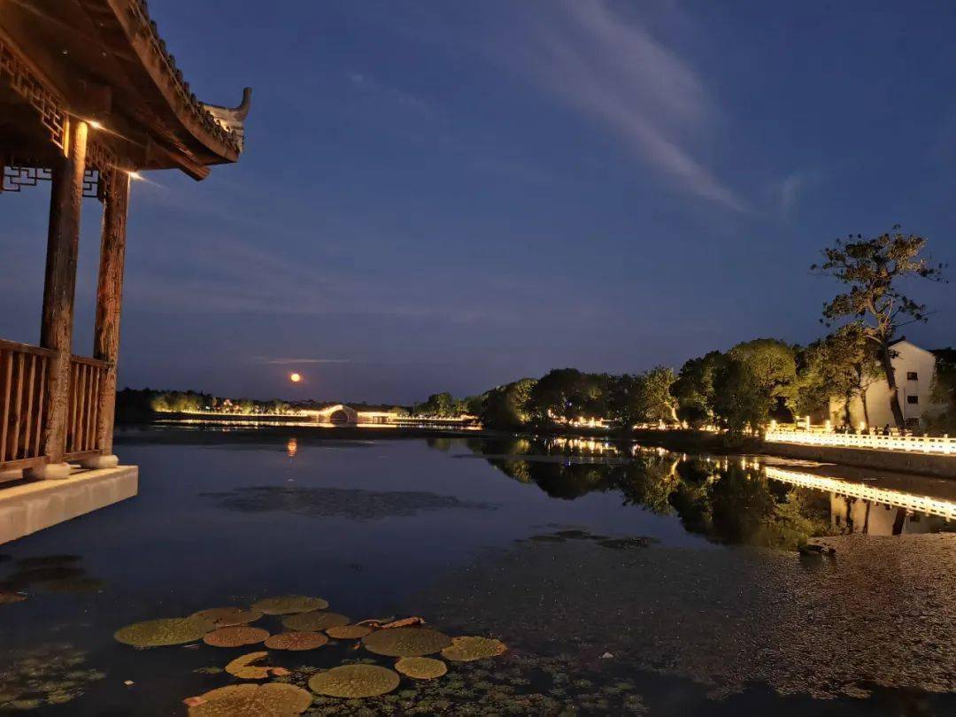 最美东亭湖点亮新颜值~_月光_夜景_灯光