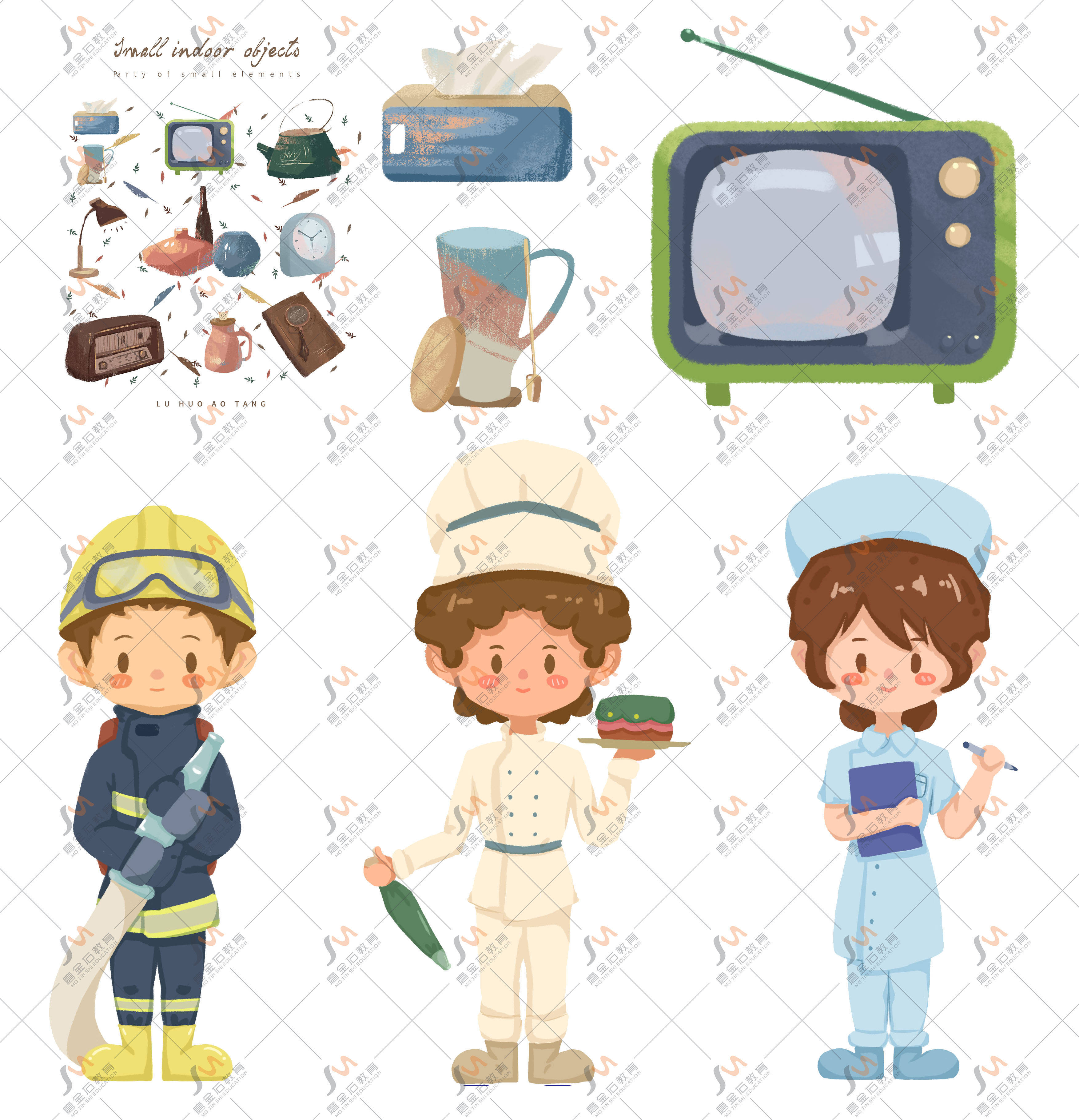磨金石教育插画学院学员们近期的兼职作品来了插画有什么作用?