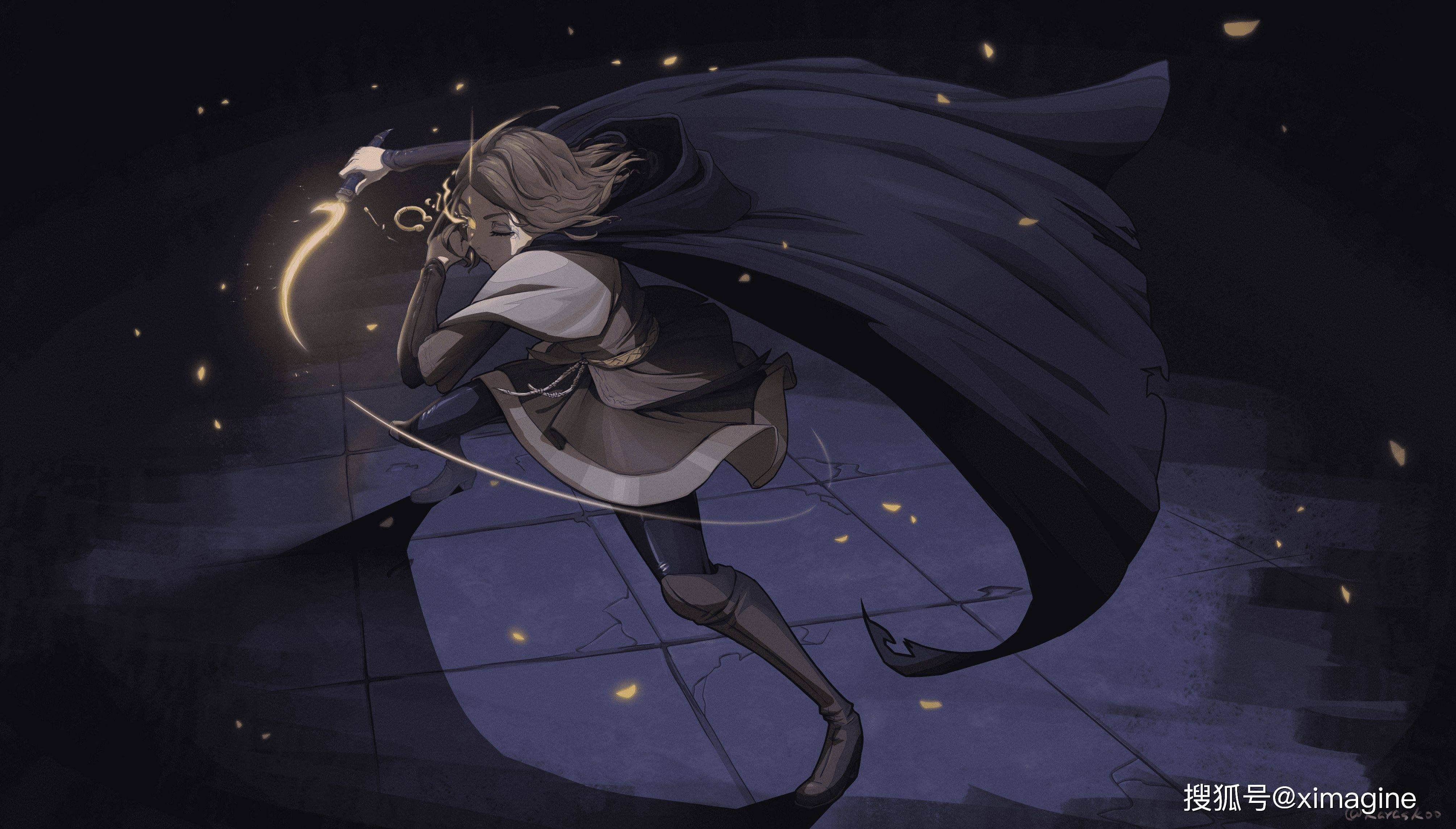 荒岛-elden ring 艾尔登法环游戏角色玩法介绍 4k 插画壁纸图片_王城