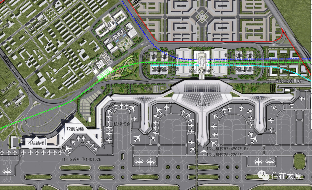 太原武宿国际机场地图图片