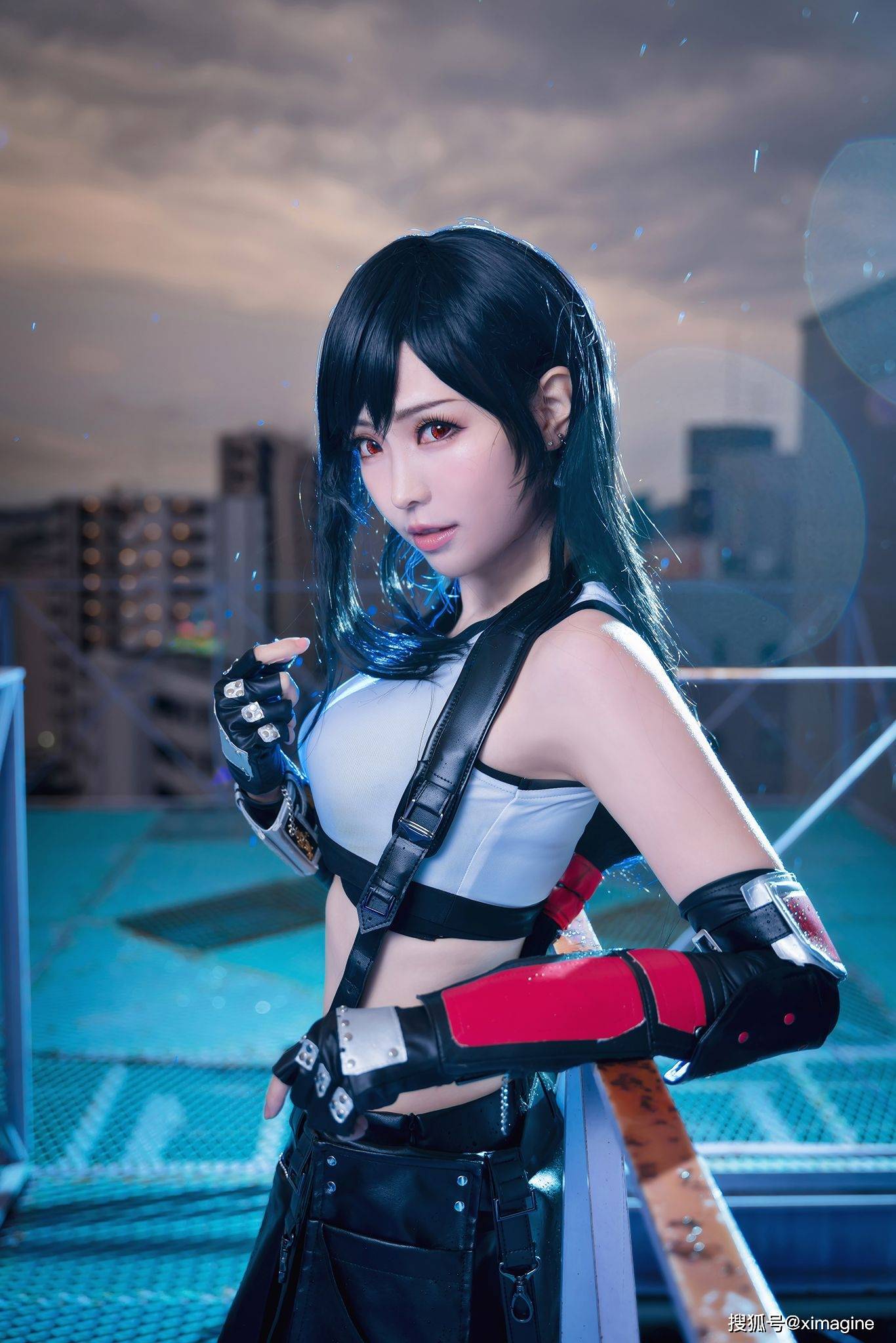 荒岛-最终幻想蒂法洛克哈特cosplay ely tifa角色扮演写真摄影图片