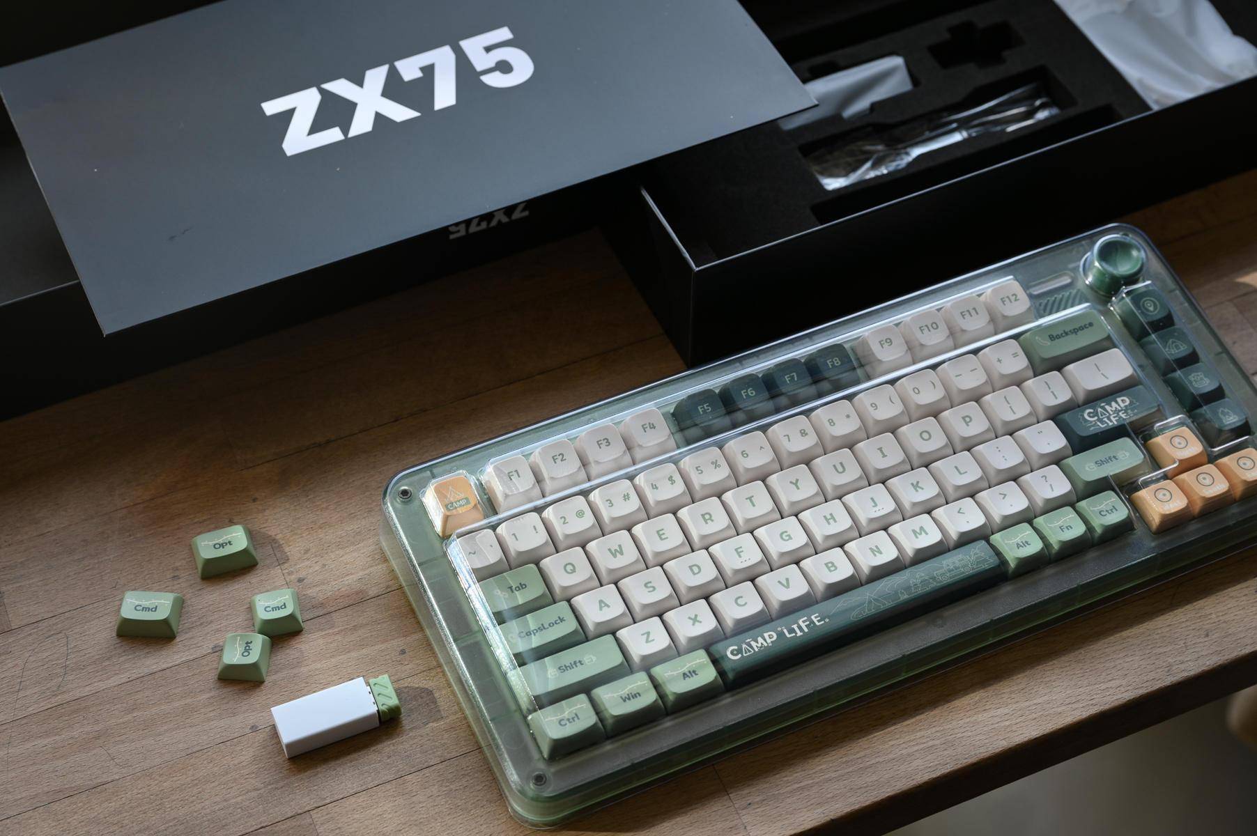 在疯狂内卷的75%键盘市场，IQUNIX ZX75凭什么卖到千元_铝厂_外壳_主题