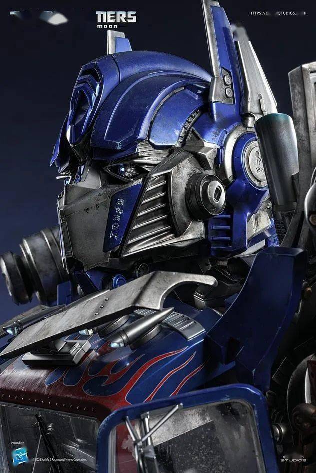 新品预定~ queen studios qs 变形金刚3 月黑之时 擎天柱 胸像 雕像